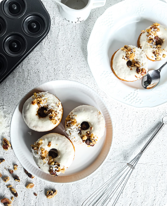 photo of donuts with croissant strewn